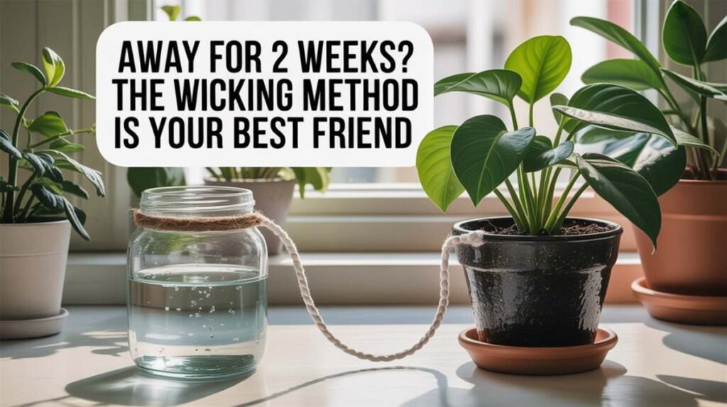 Away for 2 Weeks? The Wicking Method Is Your Best Friend