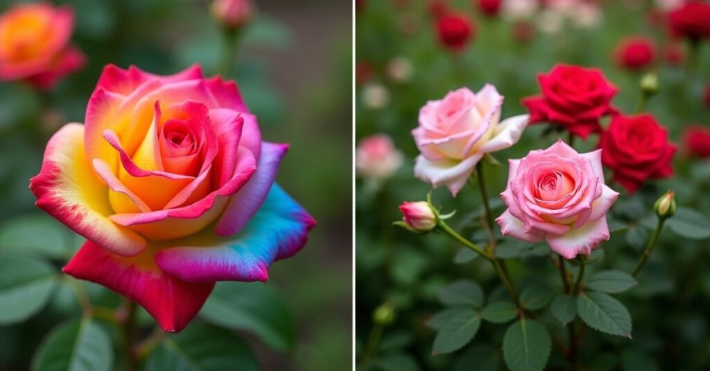 rainbow rose plant