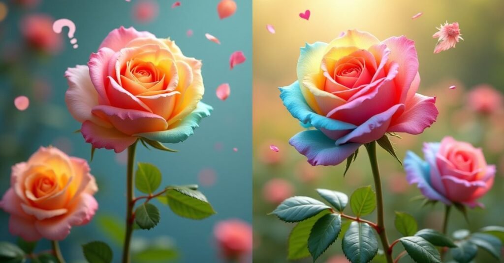 rainbow rose plant