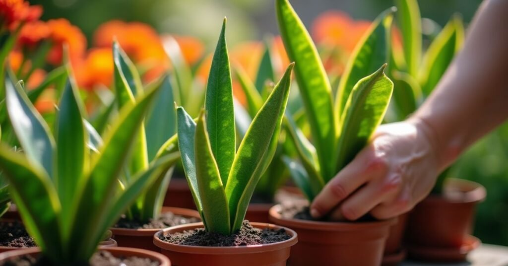 propagate snake plant