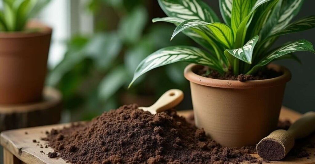 variegated rubber plant
