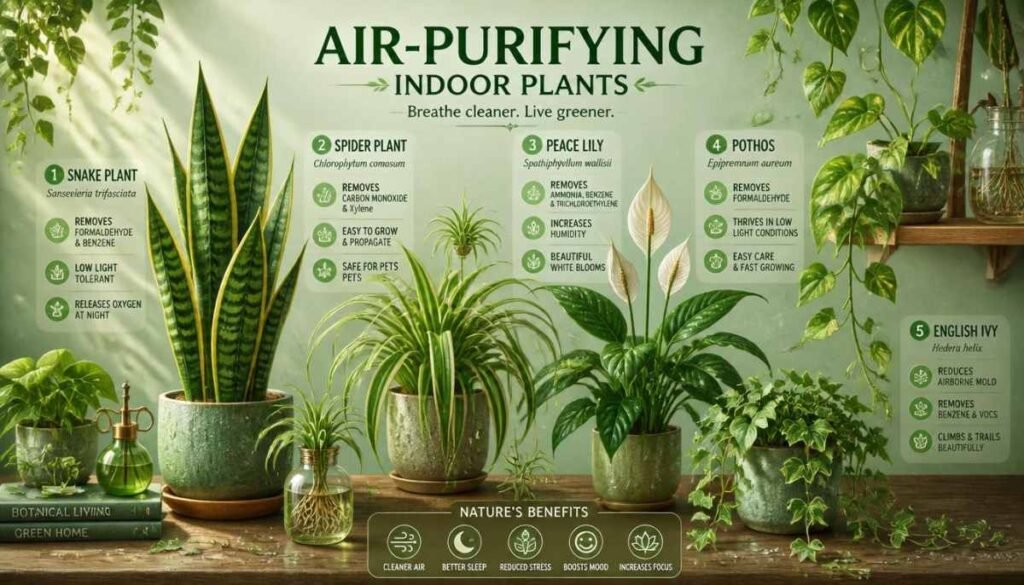 Air-Purifying Indoor Plants Compared