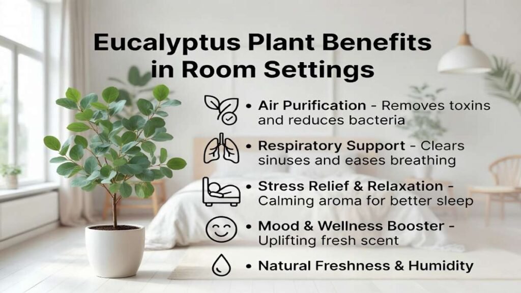 Eucalyptus Plant Benefits in Room Settings - Eucalyptus Plant Benefits in Room