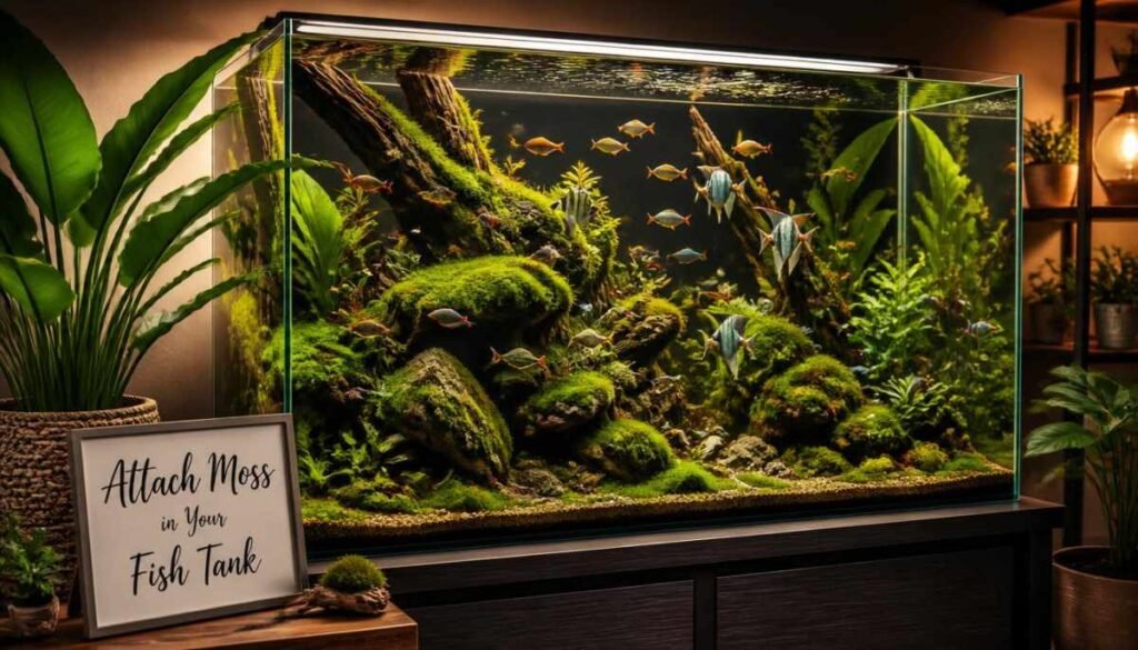 How to Attach Moss in Your Fish Tank