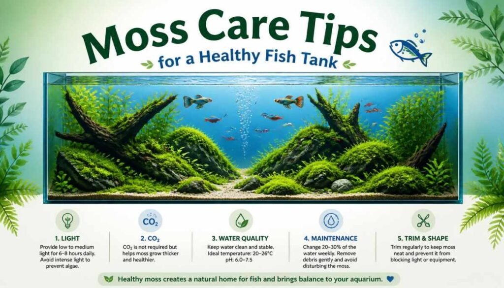 Moss Care Tips for a Healthy Fish Tank