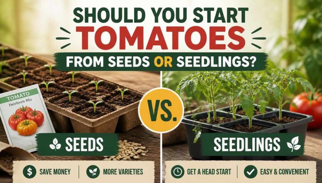 Should You Start Tomatoes from Seeds or Seedlings - How to Grow a Tomato Plant