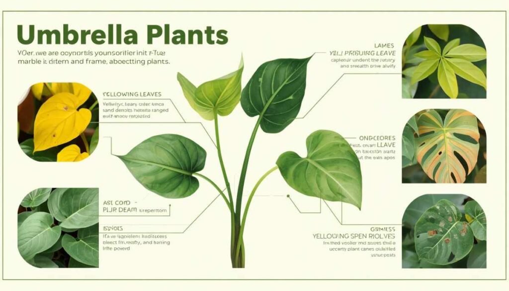 Common Umbrella Plant Problems