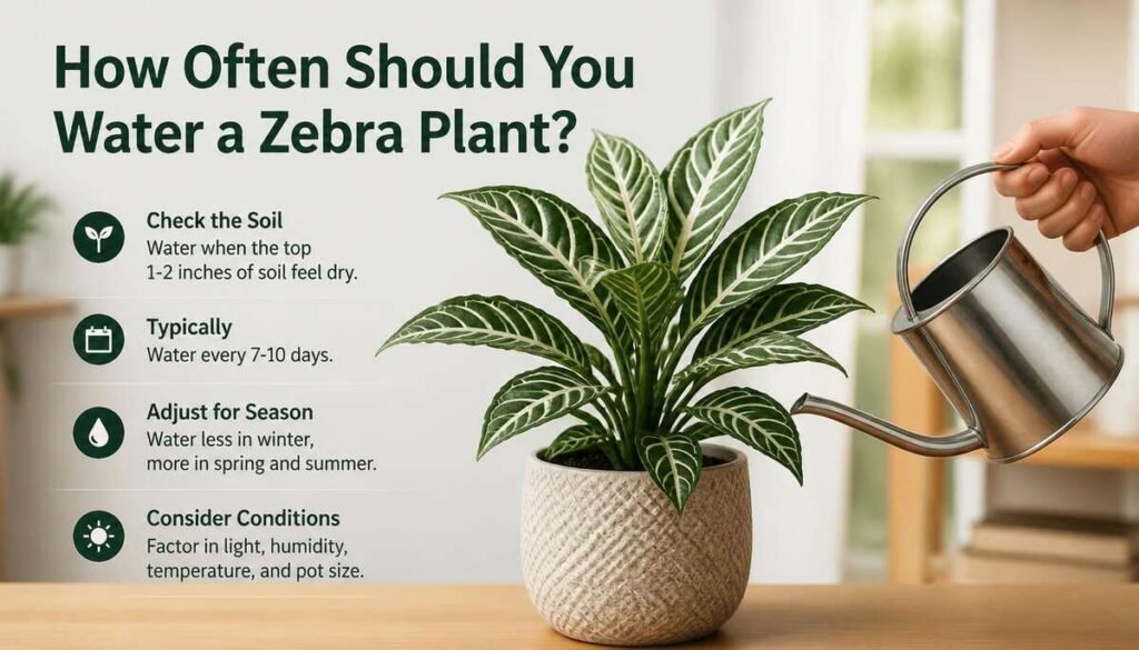 How Often Should You Water a Zebra Plant