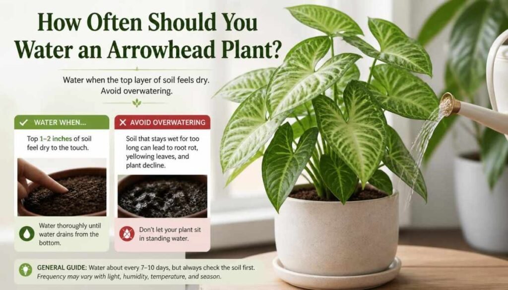 How Often Should You Water an Arrowhead Plant?