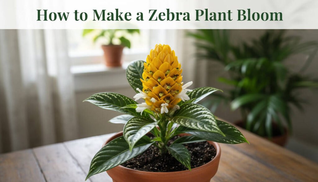 How to Make a Zebra Plant Bloom
