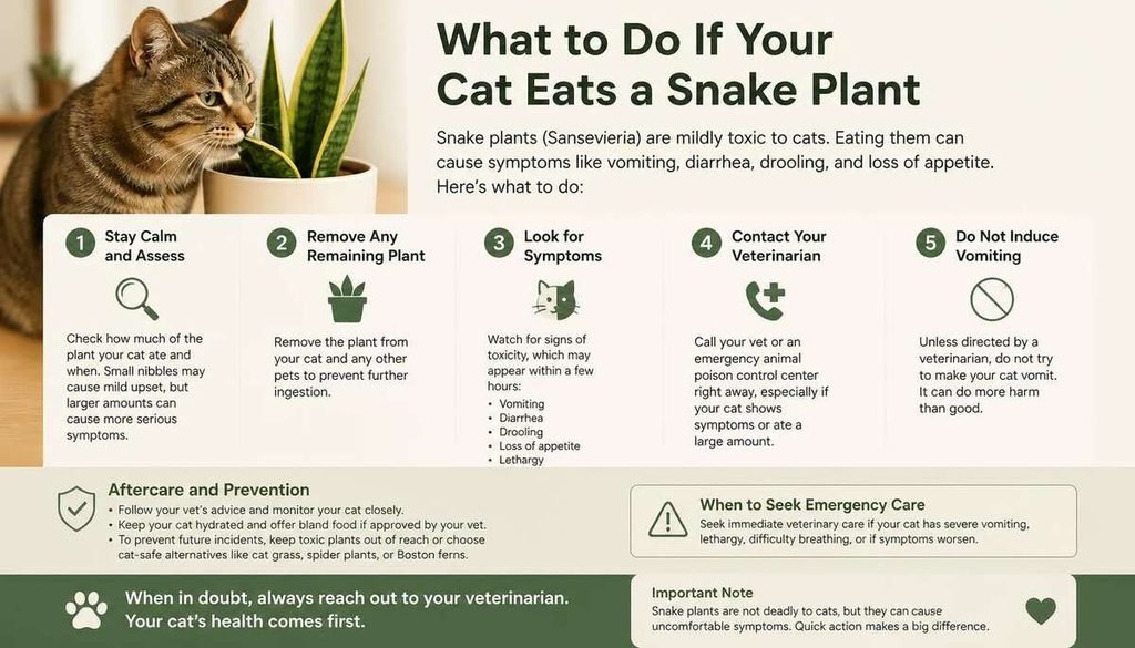 Is My Cat's Life in Danger From Snake Plant Poisoning?