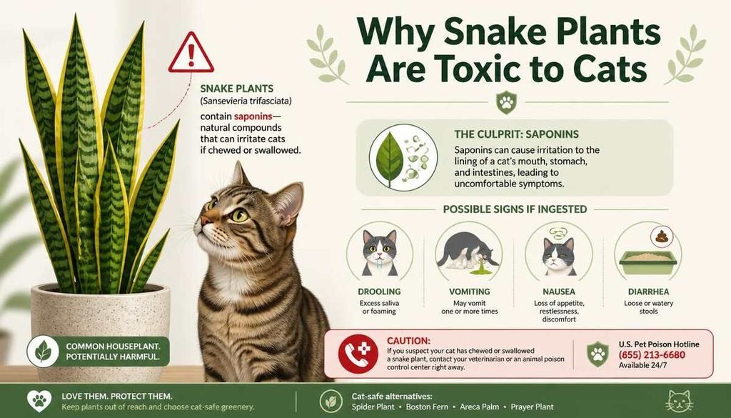 Why Snake Plants Are Toxic to Cats