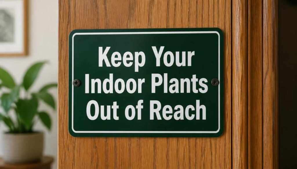 Keep Your Indoor Plants Out of Reach