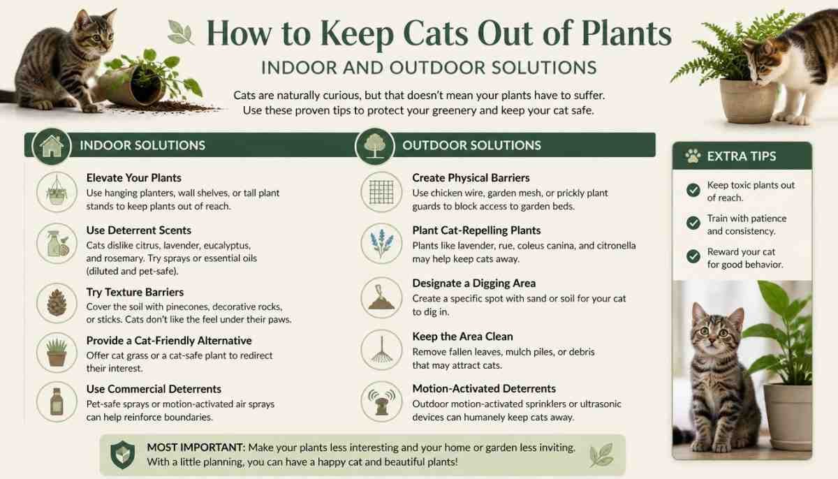 How to Keep Cats Out of Plants