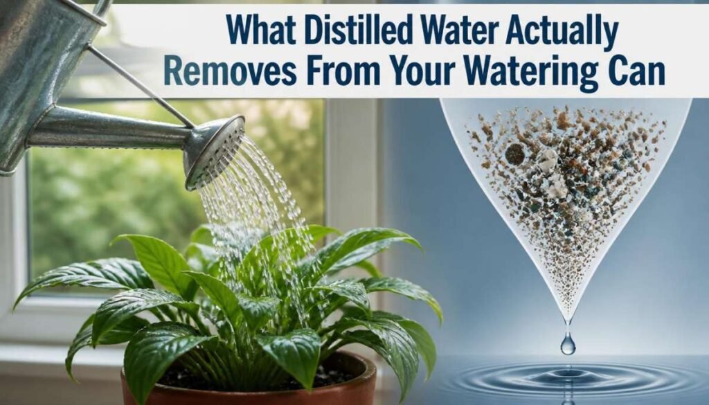 What Distilled Water Actually Removes From Your Watering Can-Can You Water Plants With Distilled Water