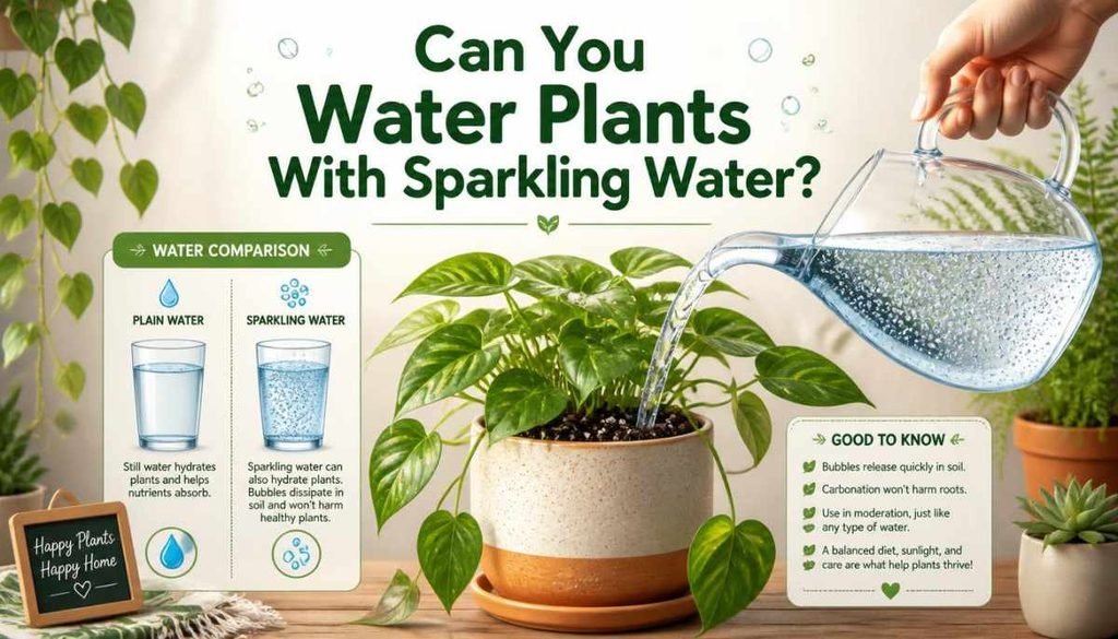 Can You Water Plants With Sparkling Water?