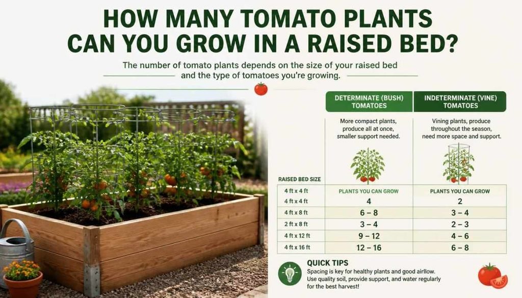 How Many Tomato Plants Can You Grow in a Raised Bed?