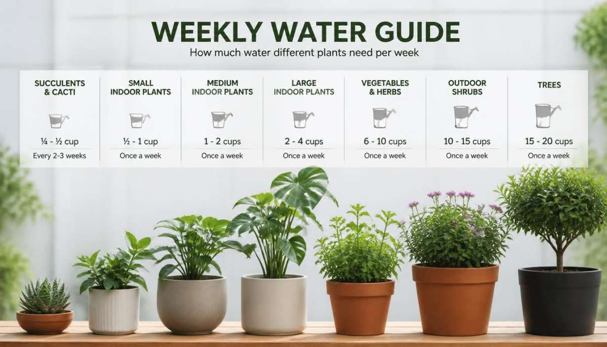How Much Water Do Plants Need Per Week-How Much Water Do Plants Need Per Week